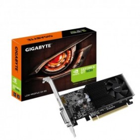 Gigabyte GV-N1030D4-2GL, GeForce GT 1030, 2 Go, GDDR4, 64 bit, 4096 x 2160 pixels, PCI Express x16 3.0