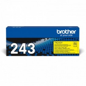Brother TN-243Y - Cartouche de toner originale – Jaune, 1000 pages, Jaune, 1 pièce