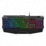Sharkoon SKILLER SGK4, Avec fil, USB, Clavier à membrane, QWERTZ, LED RGB, Noir
