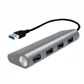 LogiLink UA0307, USB 3.2 Gen 1 3.1 Gen 1 Type-A, USB 3.2 Gen 1 3.1 Gen 1 Type-A, 5000 Mbits, Aluminium, Aluminium, CE, RoHS