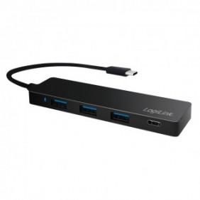 LogiLink UA0311, USB 3.2 Gen 1 3.1 Gen 1 Type-C, USB 3.2 Gen 1 3.1 Gen 1 Type-A, USB 3.2 Gen 1 3.1 Gen 1 Type-C, 5000 Mbits, Noir, Android, 300 mm