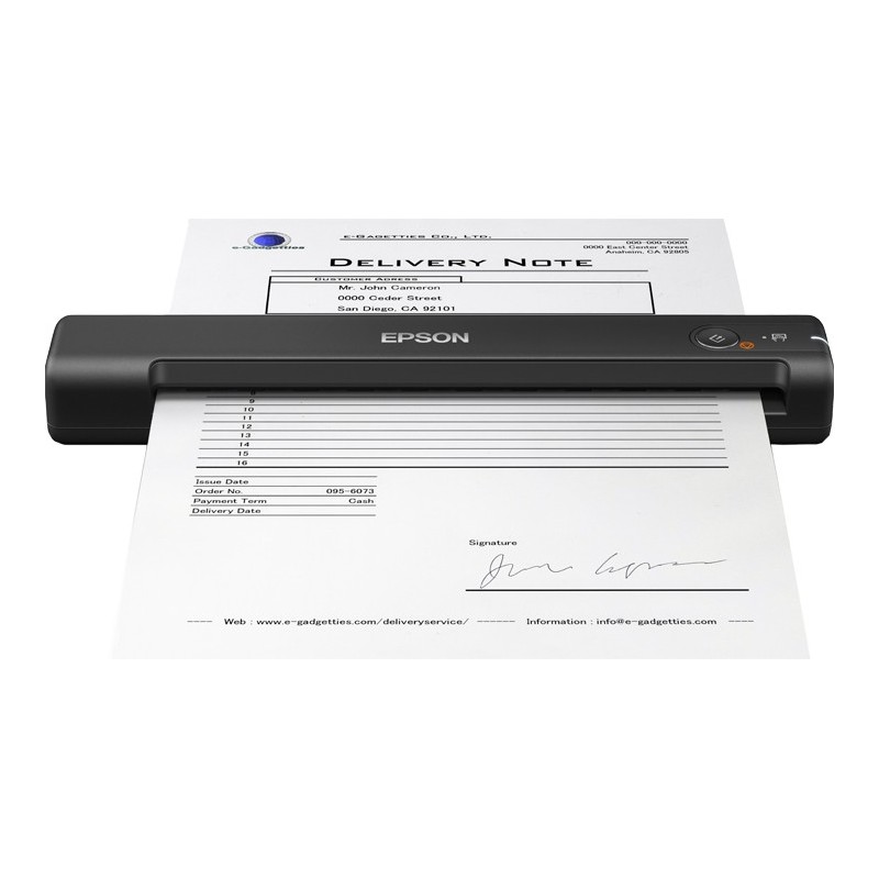 Epson WorkForce ES-50, 600 x 600 DPI, 48 bit, 24 bit, 16 bit, 8 bit, 5,5 secpage