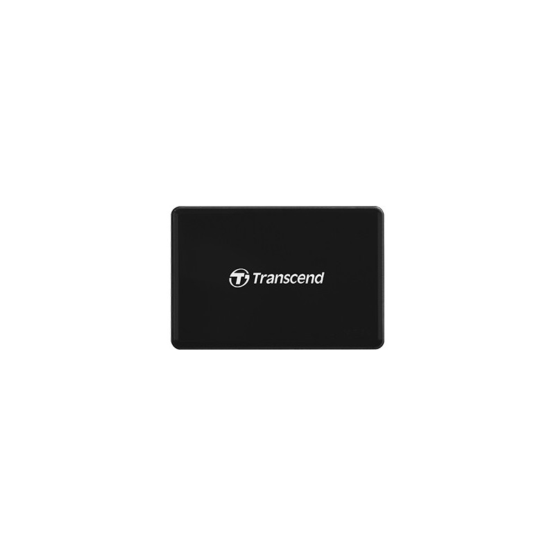 Transcend RDF8, CF, MicroSDHC, MicroSDXC, SD, SDHC, SDXC, Noir, CEFCCBSMIKCRCMEAC, Micro-USB, USB, 5 V