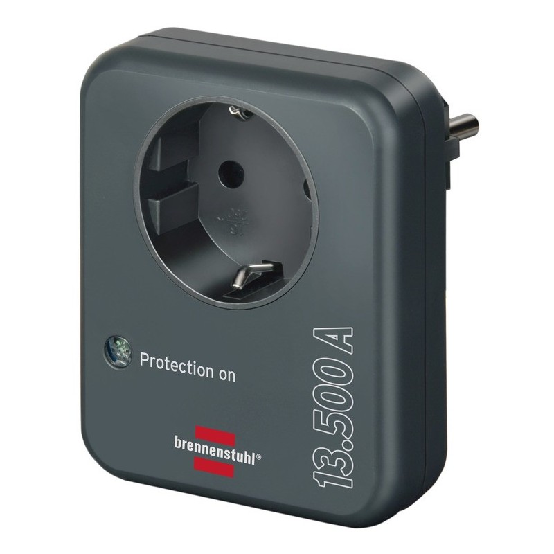Brennenstuhl 1506996, 1 sortie CA, 230 V, 3500 W, 13,5 A, Anthracite, IP20
