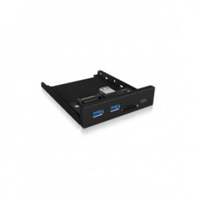 ICY BOX IB-HUB1417-i3, Noir, GL3520 ASM1543 GL3224, MicroSD , MicroSDHC, SD, SDHC, 101 mm, 137 mm, 25 mm