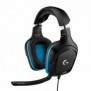 Logitech G G432 7.1 Surround Sound Wired Gaming Headset, Avec fil, Jouer, 20 - 20000 Hz, 280 g, Casque, Noir, Bleu