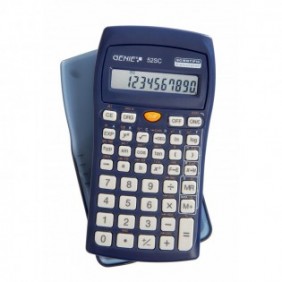 Genie 52 SC, Poche, Calculatrice scientifique, 10 chiffres, 1 lignes, Batterie, Marine