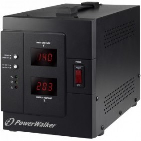 BlueWalker PowerWalker AVR 3000 SIV FR, 110-280 V, 3 kVA, 2400 W, 1 sortie CA, Terminal, 95