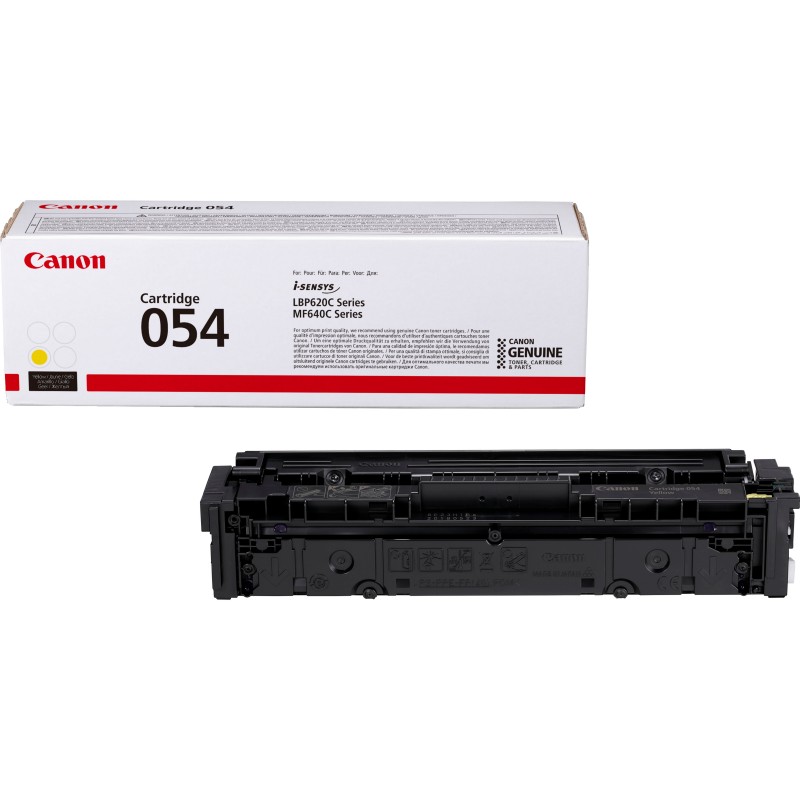 Canon Cartouche de toner 054, jaune, 1200 pages, Jaune, 1 pièce