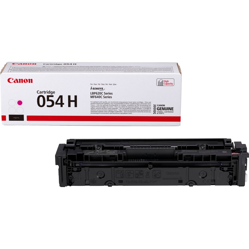 Canon Cartouche de toner haut rendement 054 H, magenta, 2300 pages, Magenta, 1 pièce