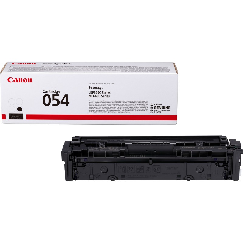 Canon Cartouche de toner 054, noir, 1500 pages, Noir, 1 pièce