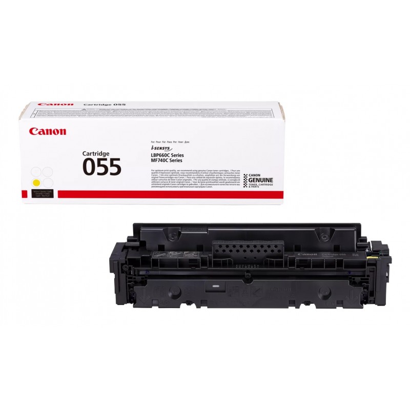 Canon 055, 2100 pages, Jaune, 1 pièce