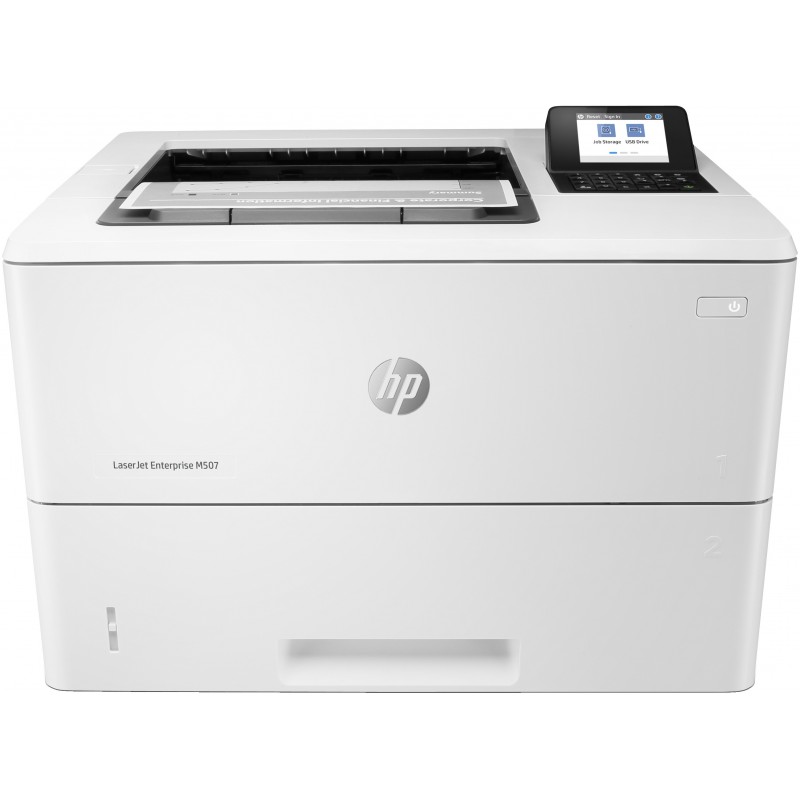 HP LaserJet Enterprise M507dn, Laser, 1200 x 1200 DPI, A4, 43 ppm, Impression recto-verso, Réseau prêt à l'usage