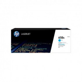 HP Toner cyan LaserJet 658A authentique, 6000 pages, Cyan, 1 pièce