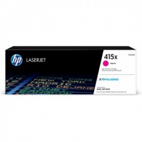 HP 415X Toner magenta LaserJet authentique grande capacité, 6000 pages, Magenta, 1 pièce