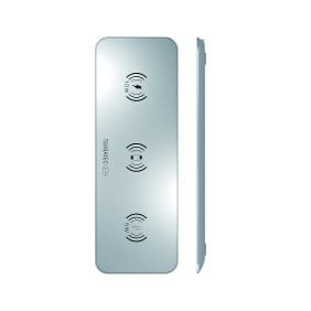 TerraTec ChargeAIR All, Intérieure, 9 V, Recharge sans fil, Aluminium