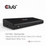 Club 3D CSV-1562, Station d'accueil, USB 3.2 Gen 1 3.1 Gen 1 Type-C, 3,5 mm, USB Type-A, USB Type-C, Noir, Énergie
