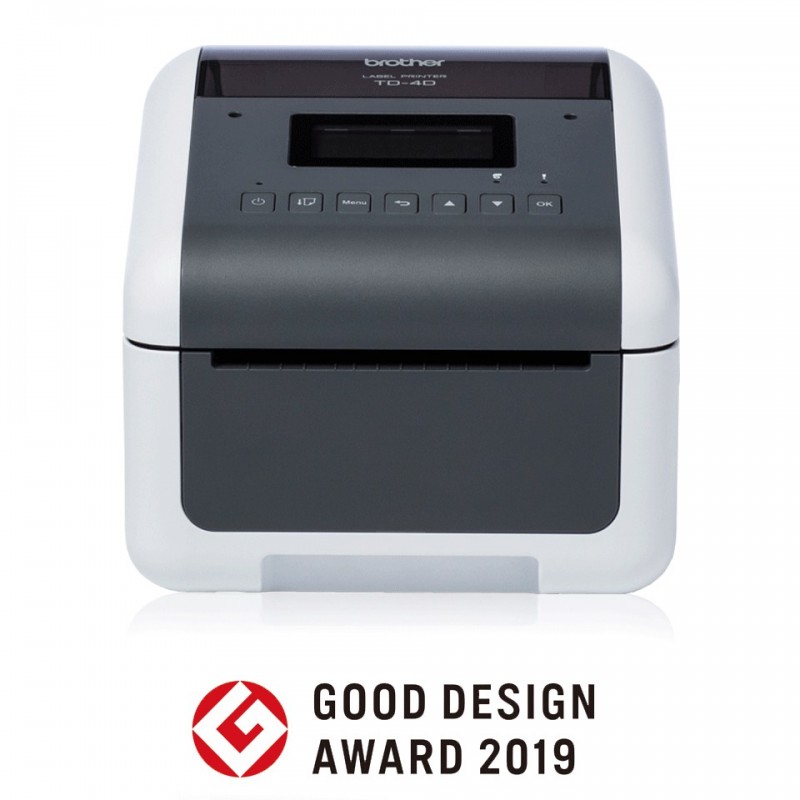 Brother TD-4550DNWB Imprimante d'étiquettes professionnelle bluetooth, Thermique directe, 300 x 300 DPI, 152 mmsec, Avec fil &sans fil, Gris, Blanc