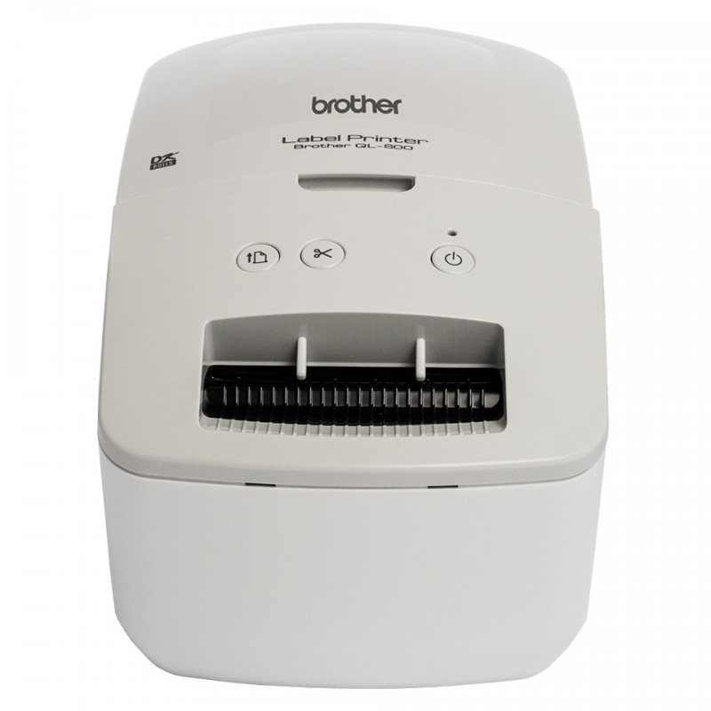 Brother QL-600G, DK, Thermique directe, 300 x 600 DPI, 71 mmsec, Avec fil &sans fil, Gris, Blanc