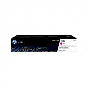 HP Cartouche de toner laser authentique 117A, magenta, 700 pages, Magenta, 1 pièce