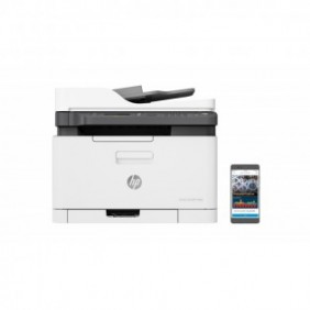 HP Color Laser MFP 179fwg, Laser, Impression couleur, 600 x 600 DPI, A4, Impression directe, Gris, Blanc