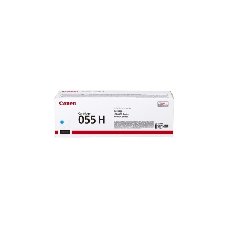 Canon 055H, 5900 pages, Cyan, 1 pièce