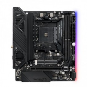 ASUS ROG Crosshair VIII Impact, AMD, Emplacement AM4, AMD Ryzen 2000 Series, AMD Ryzen 3000 Series, Emplacement AM4, DDR4-SDRAM, 64 Go