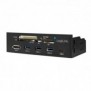 LogiLink UA0341, CF, MS Micro , Clé USB , MicroSD , SD, xD, Noir, 5.25", 5000 Mbits, RoHS, CE, SATA