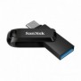 SanDisk Ultra Dual Drive Go, 64 Go, USB Type-A  USB Type-C, 3.2 Gen 1 3.1 Gen 1, 150 Mos, Pivotant, Noir