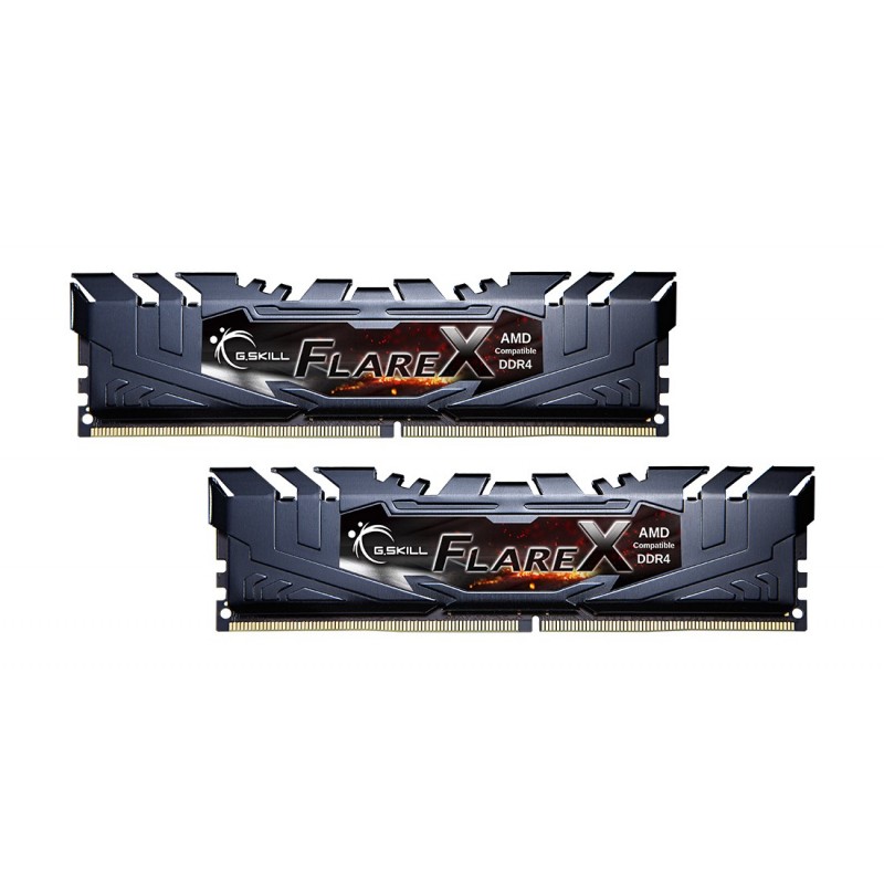 G.Skill Flare X for AMD F4-3200C16D-32GFX, 32 Go, 2 x 16 Go, DDR4, 3200 MHz, 288-pin DIMM