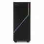 Sharkoon RGB FLOW, Midi Tower, PC, Noir, ATX, micro ATX, Mini-ITX, Multicolore, 16,5 cm
