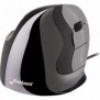 Evoluent VerticalMouse D Medium, Droitier, Conception verticale, Laser, USB Type-A, Noir, Gris
