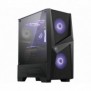 MSI MAG Forge 100M, Midi Tower, PC, Noir, Transparent, ATX, Mini-ATX, Mini-ITX, Jouer, Violet