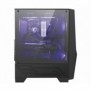 MSI MAG Forge 100M, Midi Tower, PC, Noir, Transparent, ATX, Mini-ATX, Mini-ITX, Jouer, Violet