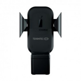TerraTec ChargeAir All Car, Mobilesmartphone, Smartwatch, Support actif, Voiture, Noir