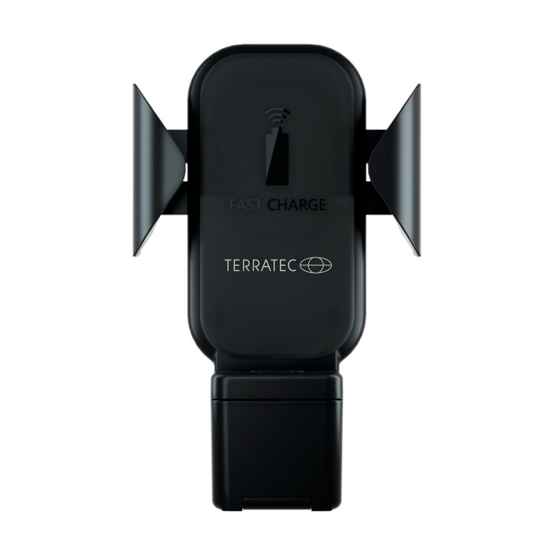 TerraTec ChargeAir All Car, Mobilesmartphone, Smartwatch, Support actif, Voiture, Noir