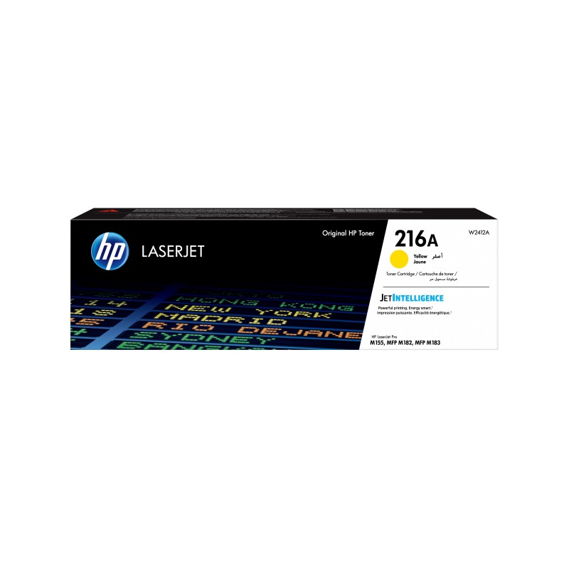 HP Toner jaune LaserJet 216A authentique, 850 pages, 0 pages, Jaune, 1 pièce