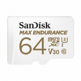 SanDisk Max Endurance, 64 Go, MicroSDXC, Classe 10, UHS-I, 100 Mos, 40 Mos