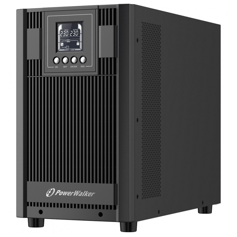 BlueWalker PowerWalker VFI 3000 AT, Double-conversion en ligne, 3 kVA, 2700 W, Sinusoïde pur, 80 V, 300 V