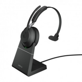 Jabra Evolve2 65, Sans fil, BureauCentre d'appels, 20 - 20000 Hz, 99,2 g, Casque, Noir