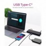 ICY BOX IB-DK2245AC, Avec fil, USB 3.2 Gen 1 3.1 Gen 1 Type-C, 65 W, 3,5 mm, 10,100,1000 Mbits, Noir