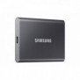 Samsung Portable SSD T7, 1 To, USB Type-C, 3.2 Gen 2 3.1 Gen 2, 1050 Mos, Protection par mot de passe, Gris