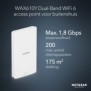 Netgear Insight Cloud Managed WiFi 6 AX1800 Dual Band Outdoor Access Point , 2,4 GHz, 5 GHz, 1800 Mbits, EAP-PEAP, EAP-TLS, EAP-TTLS, PEAP, SSID, TTLS, WPA, WPA2, WPA3, 100,1000,2500 Mbits