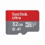 SanDisk Ultra, 32 Go, MicroSDHC, Classe 10, 120 Mos, Class 1 , Gris, Rouge