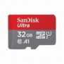 SanDisk Ultra microSD, 32 Go, MiniSDHC, Classe 10, UHS-I, 120 Mos, Gris, Rouge