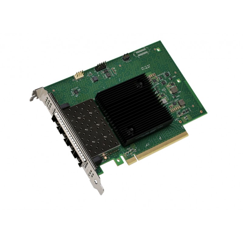 Intel Carte réseau Ethernet ® E810-XXVDA4, Interne, Avec fil, PCI Express, Fibre, 25000 Mbits