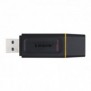 Kingston DataTraveler Exodia - Clé USB 3.2, 128 Go, USB Type-A, 3.2 Gen 1 3.1 Gen 1, Casquette, 11 g, Noir, Jaune