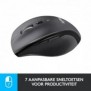 Logitech Customizable Mouse M705, Droitier, Optique, RF sans fil, 1000 DPI, Charbon de bois