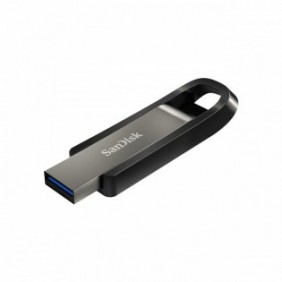 SanDisk Extreme Go, 256 Go, USB Type-A, 3.2 Gen 1 3.1 Gen 1, 400 Mos, Slide, Acier inoxydable