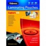 Fellowes Pochettes brillantes A6 125 microns - Paquet de 100, Transparent, Plastique, 160 mm, 118 mm, 1 mm, 100 pièce
